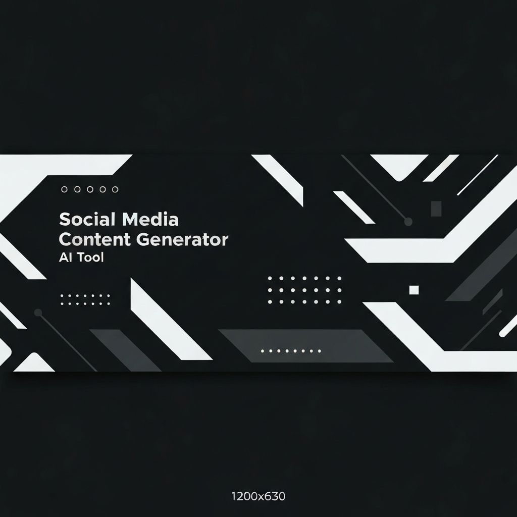 AI Social Media Content Generator - Create 30 Days of Posts for X ...